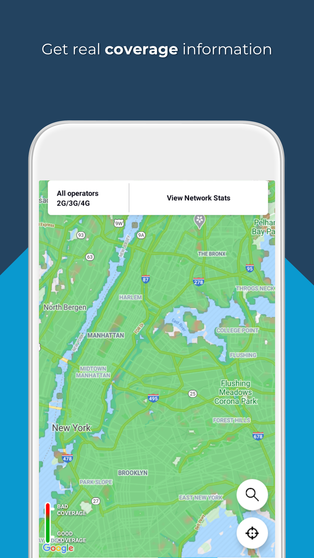 اسکرین شات 5 برنامه Opensignal - 5G, 4G Speed Test