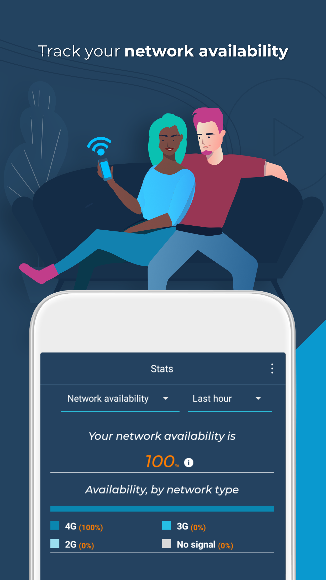اسکرین شات 4 برنامه Opensignal - 5G, 4G Speed Test