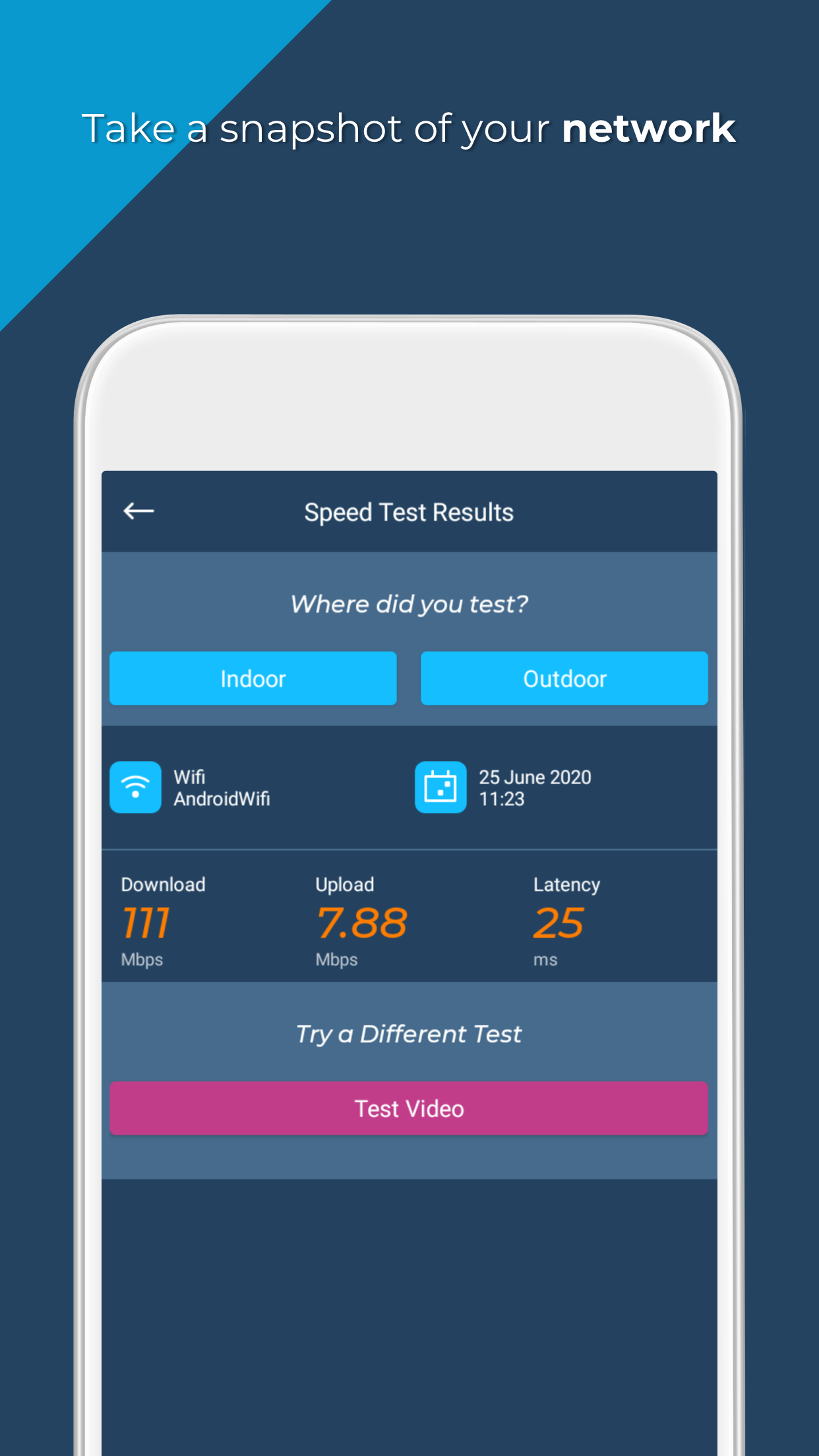 اسکرین شات 3 برنامه Opensignal - 5G, 4G Speed Test