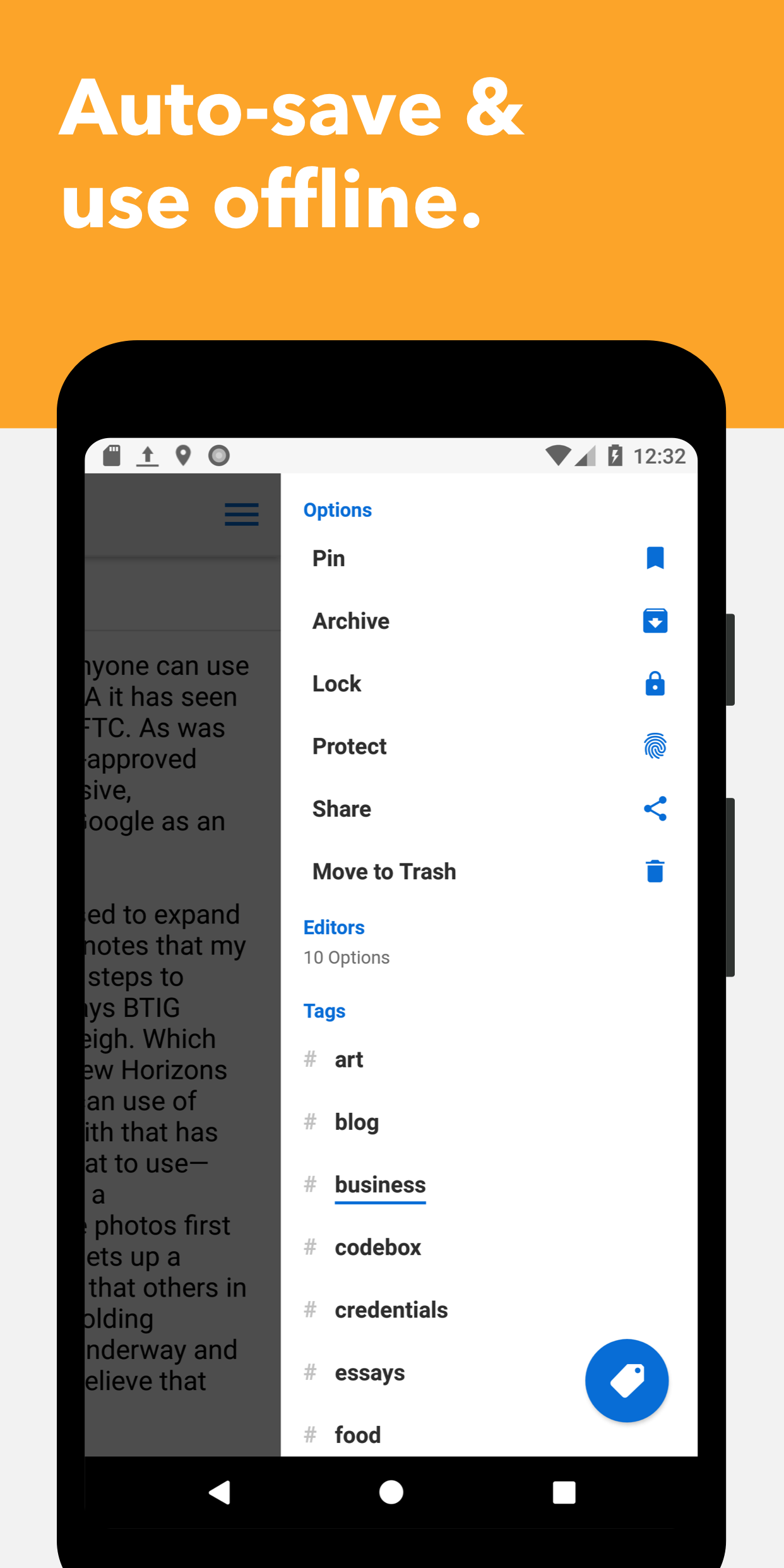 اسکرین شات 4 برنامه Standard Notes