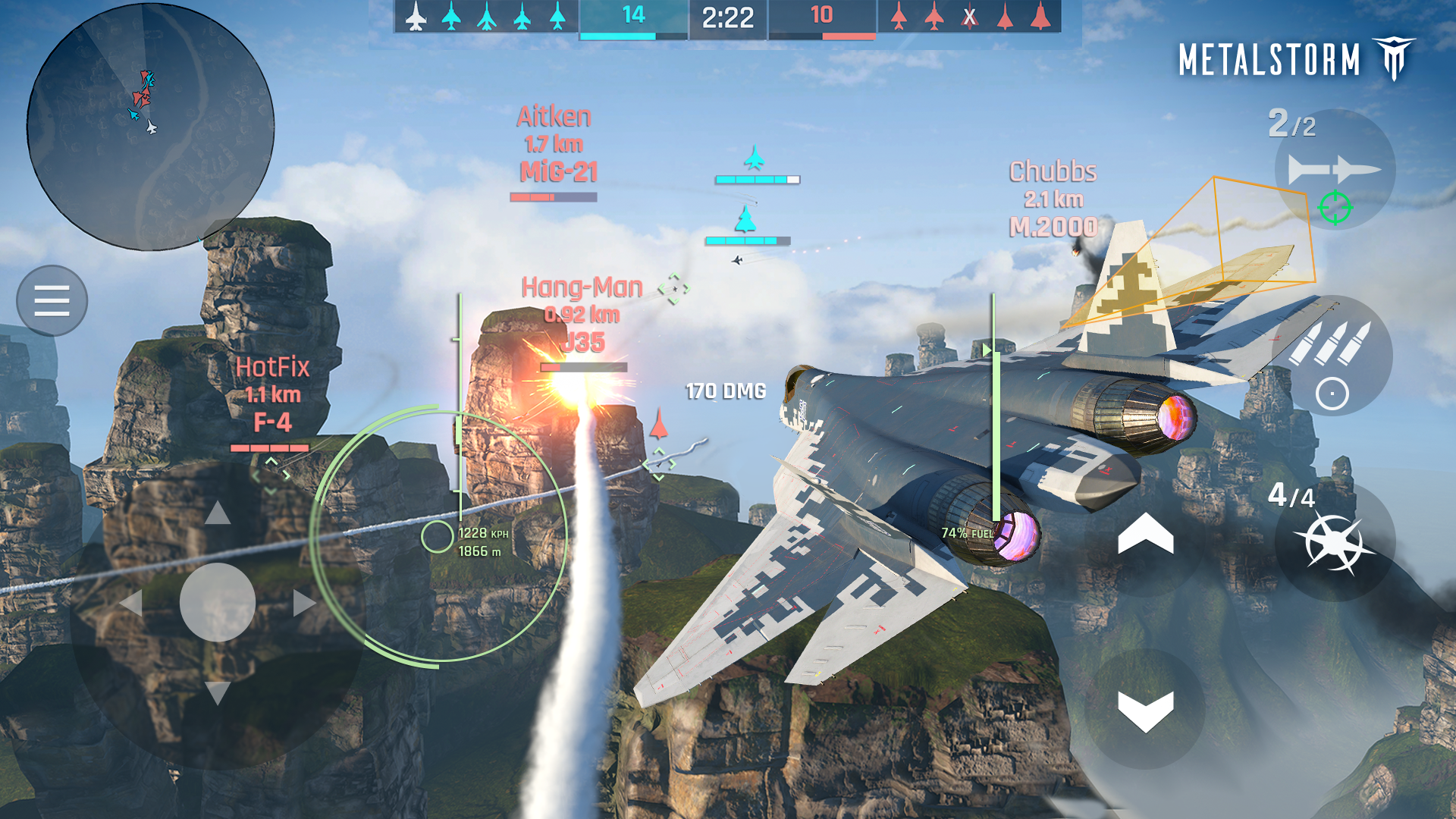 اسکرین شات 6 بازی Metalstorm: Modern Air Combat