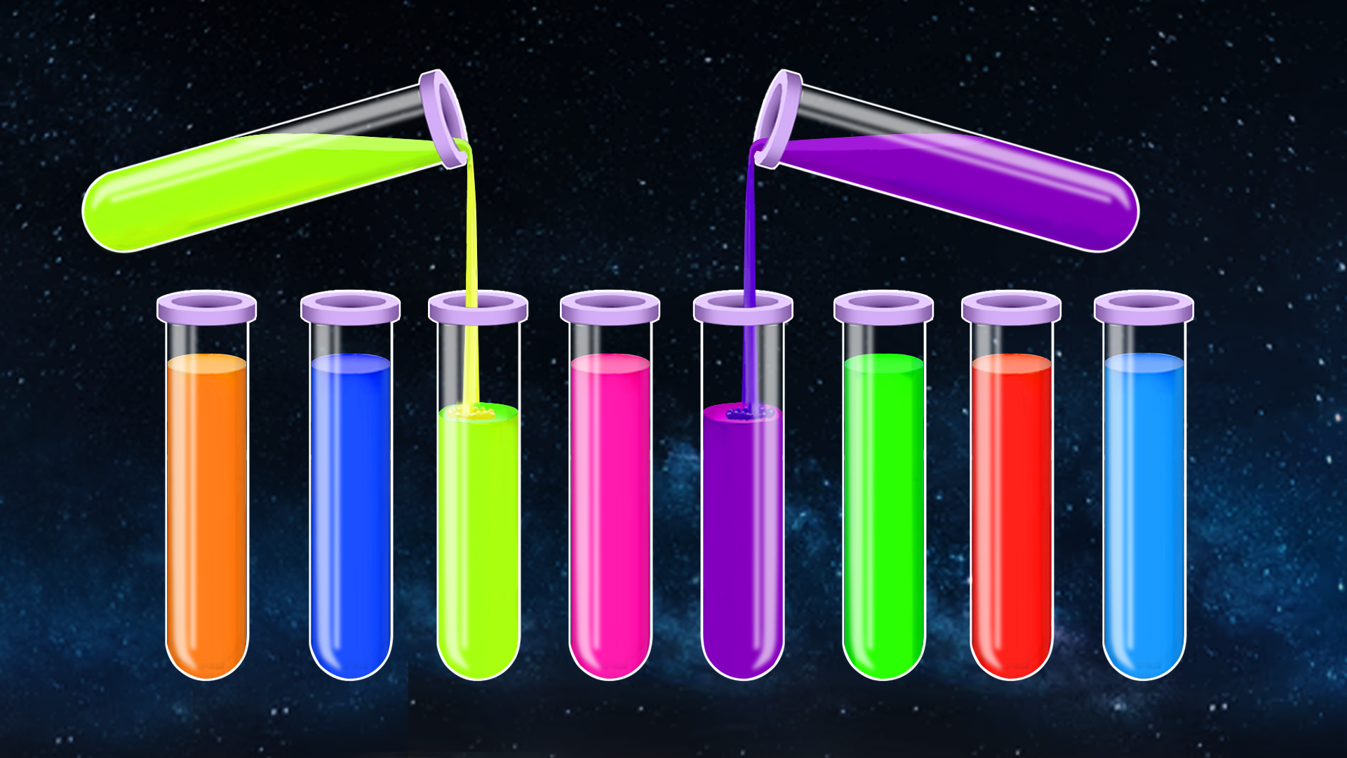 اسکرین شات 6 بازی Water Sort Puzzle: Color Fill