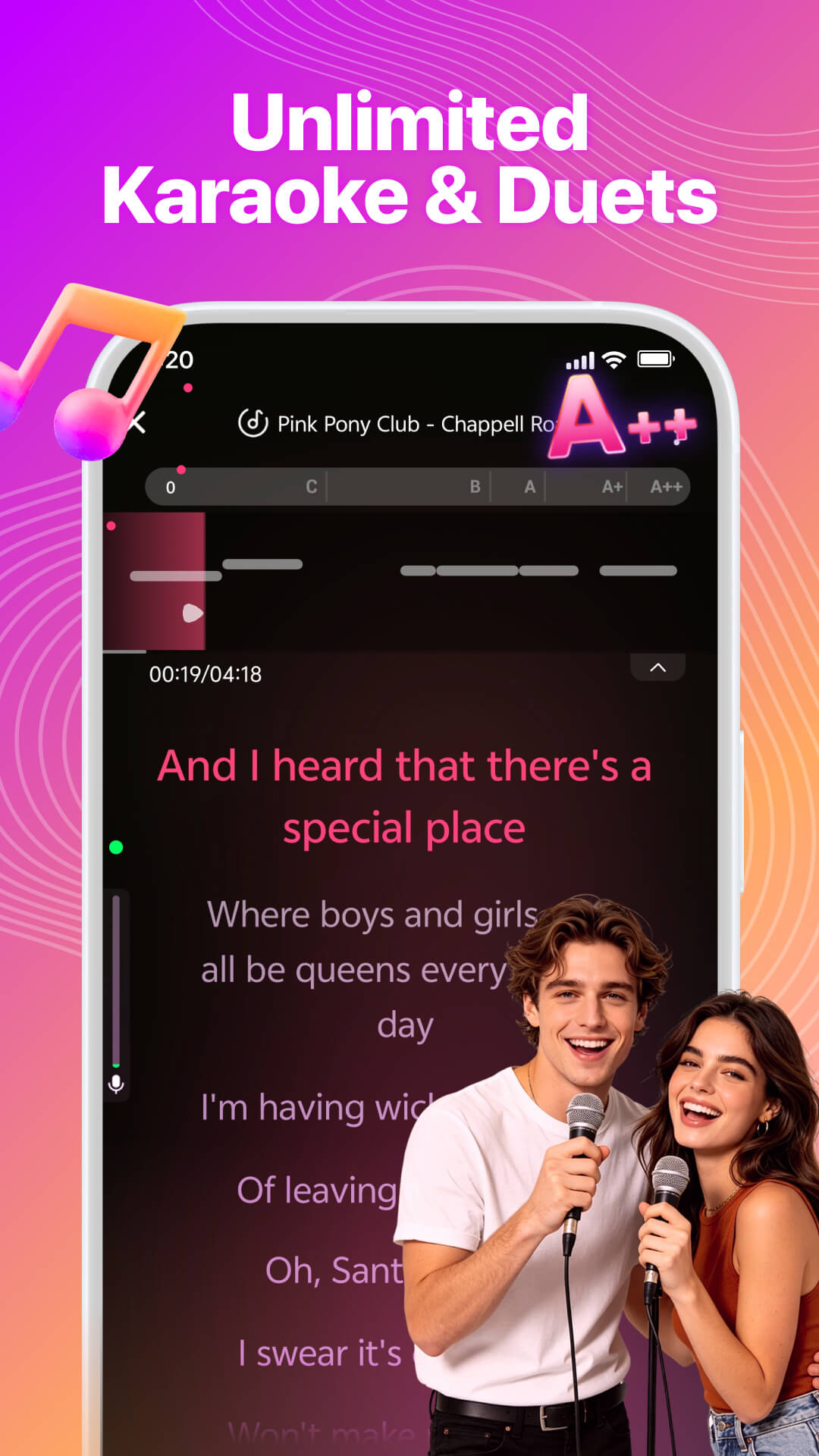 اسکرین شات 1 برنامه starmaker (استار میکر)