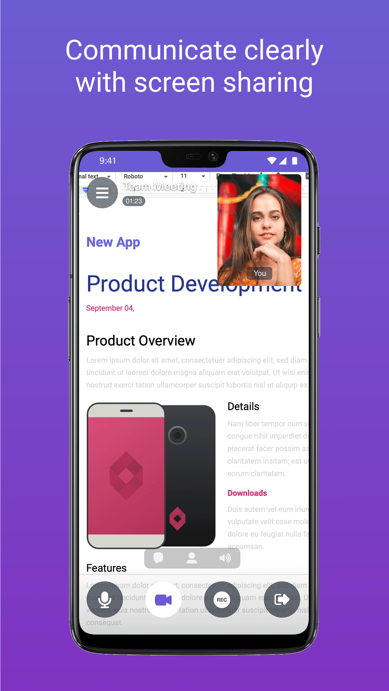 اسکرین شات 5 برنامه Start Meeting