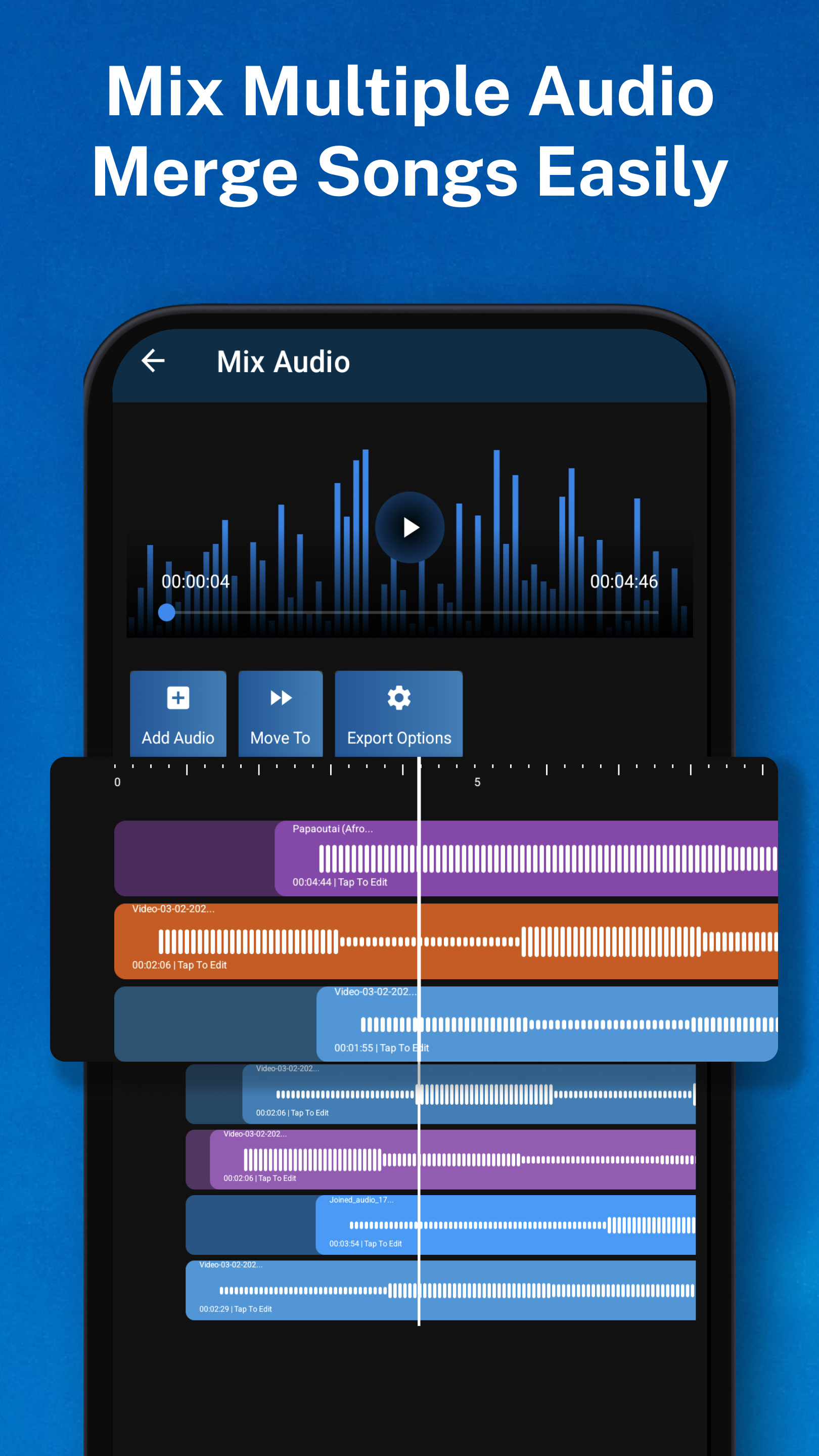 اسکرین شات 3 برنامه Audio Cutter Audio Joiner App