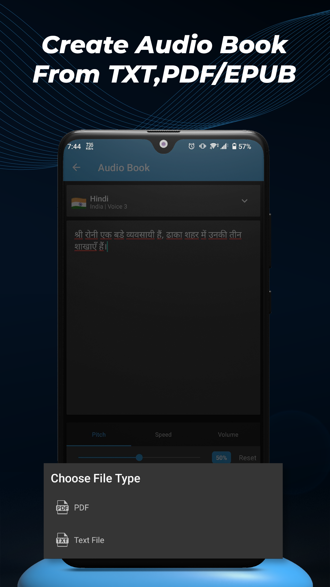 اسکرین شات 4 برنامه Text To Speech TTS Reader AI