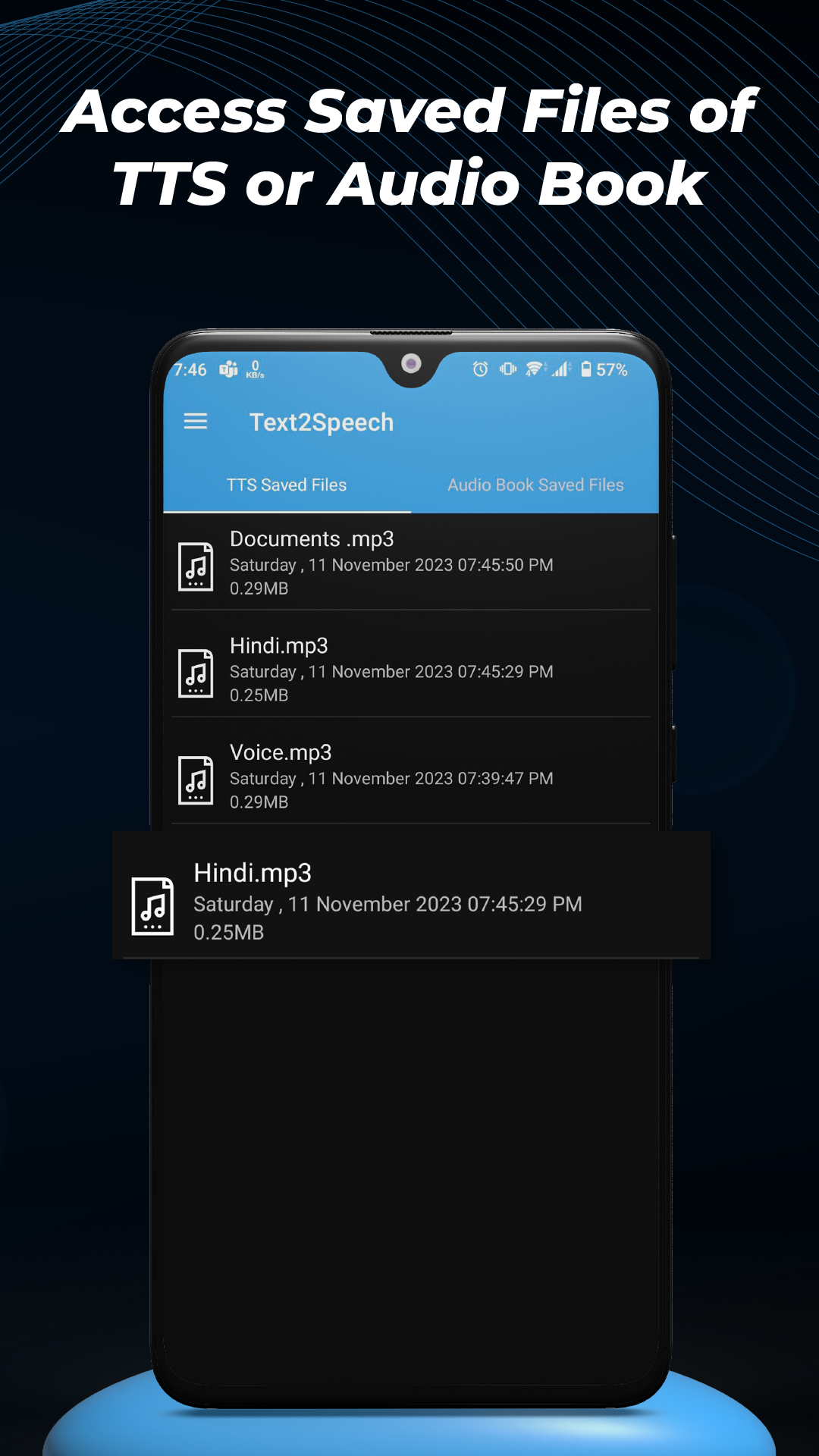 اسکرین شات 5 برنامه Text To Speech TTS Reader AI