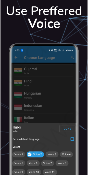 اسکرین شات 4 برنامه Text To Speech TTS Reader AI