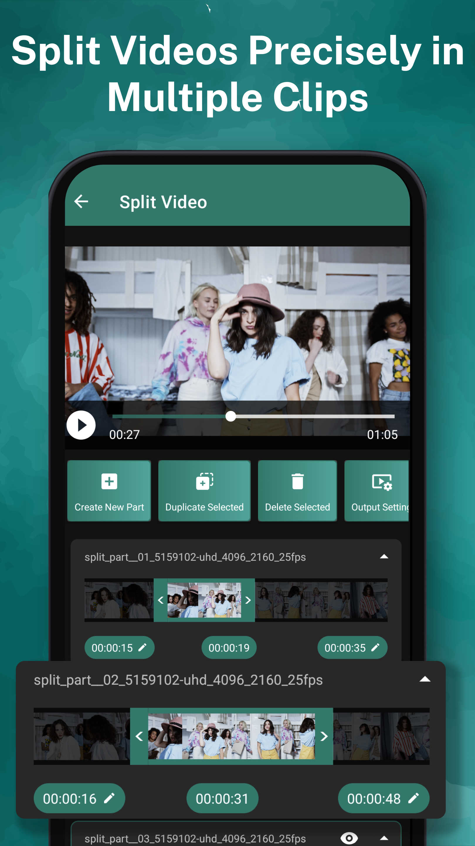 اسکرین شات 4 برنامه Video Trimmer, Merger & Joiner