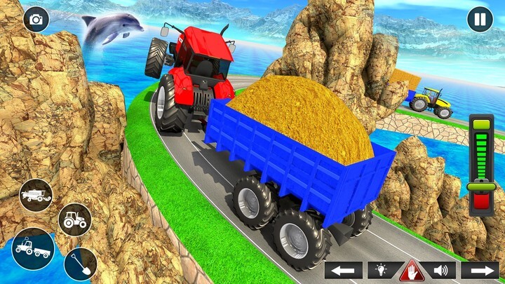 اسکرین شات 2 بازی بازی راننده تراکتور