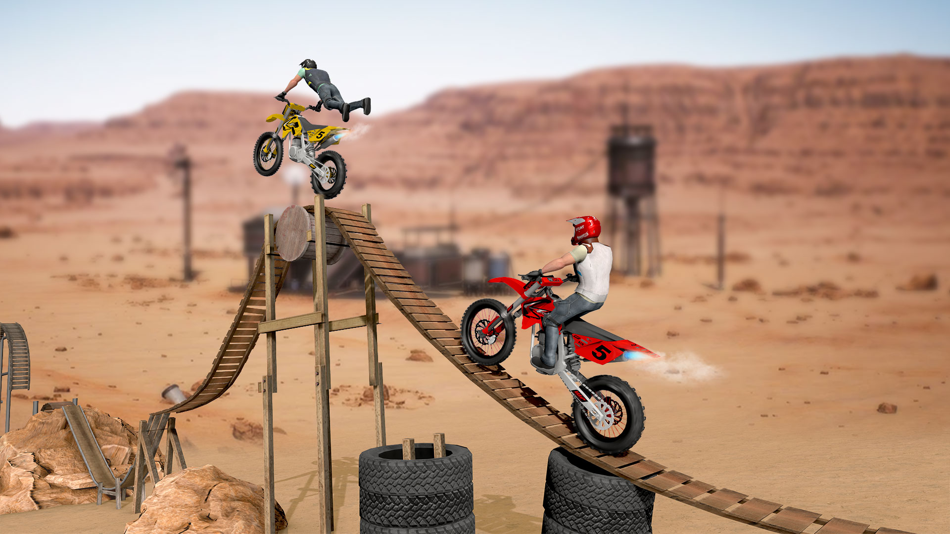 اسکرین شات 2 بازی Stunt Bike Games: Bike Racing
