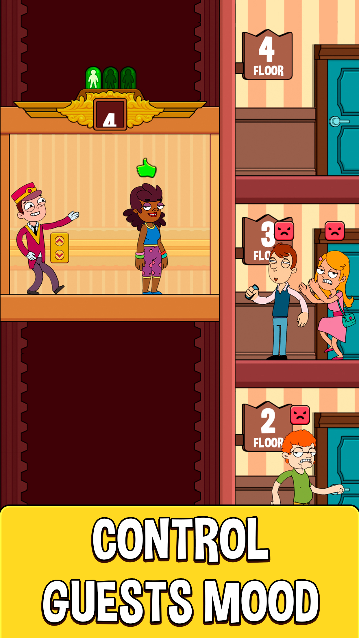 اسکرین شات 2 بازی Hotel Elevator: Lift simulator