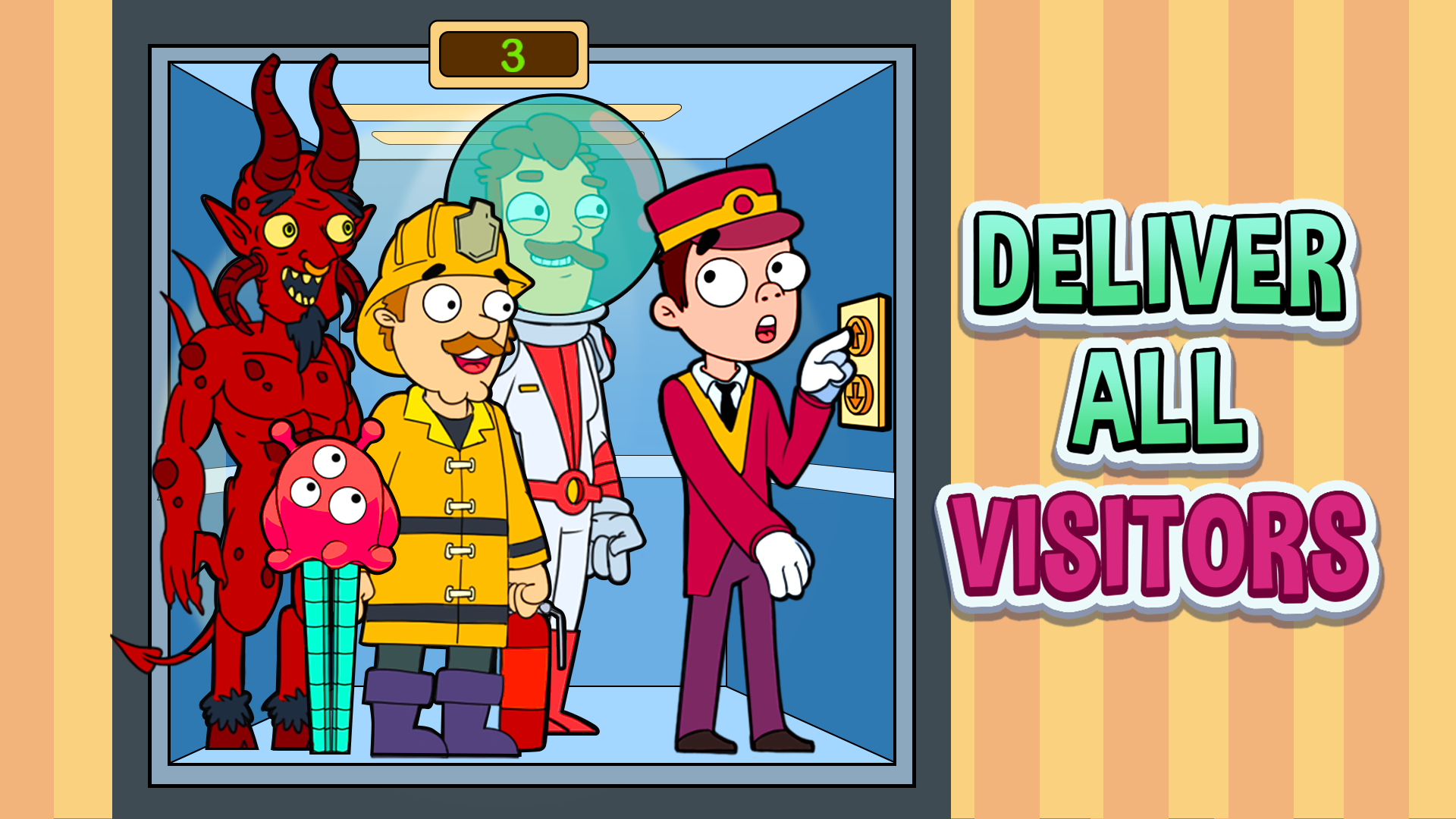 اسکرین شات 6 بازی Hotel Elevator: Lift simulator