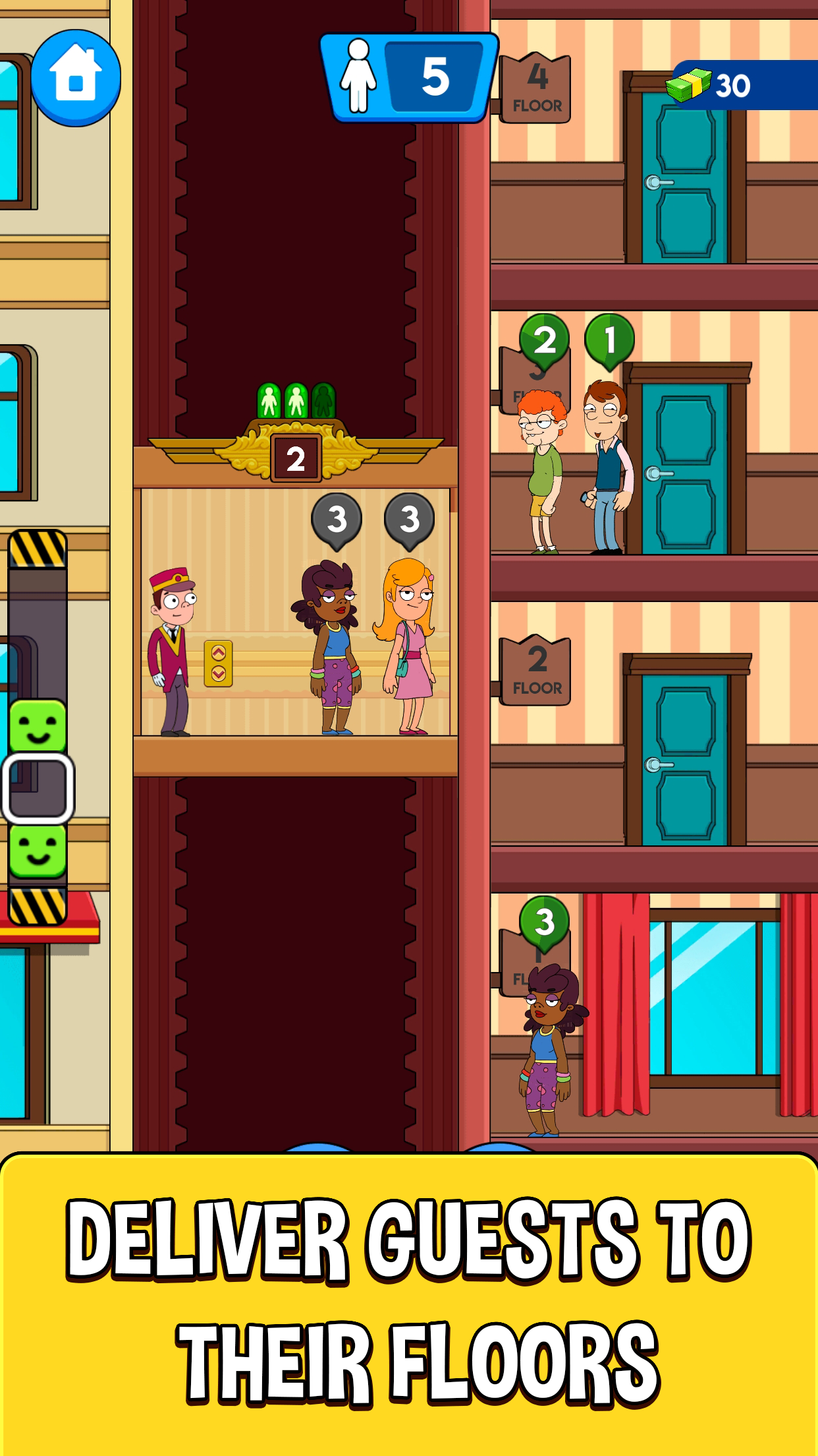 اسکرین شات 1 بازی Hotel Elevator: Lift simulator