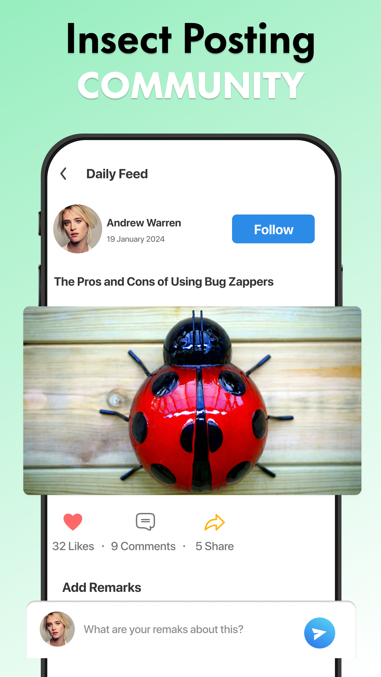 اسکرین شات 6 برنامه Insect Identifier App