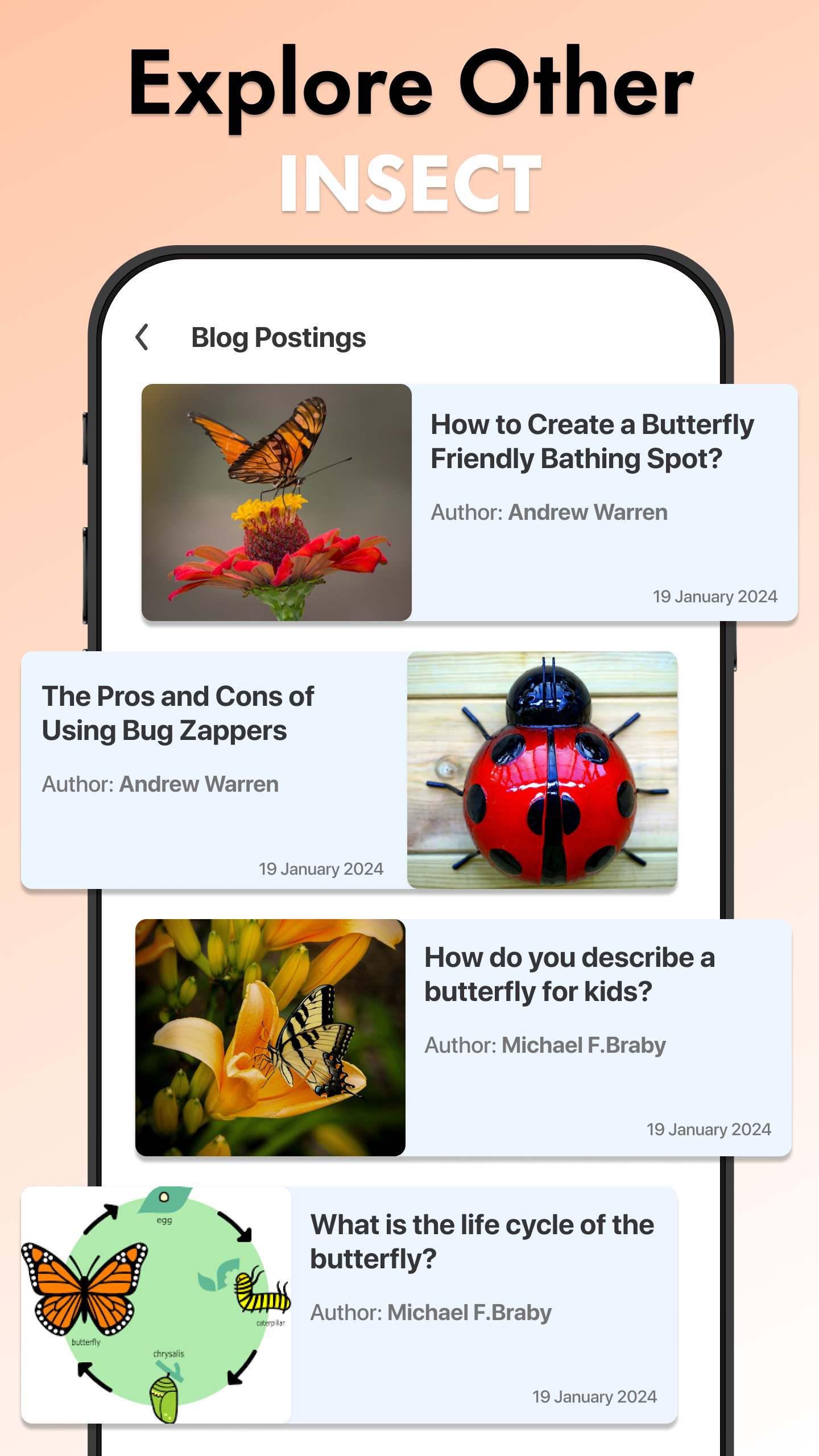 اسکرین شات 5 برنامه Insect Identifier App