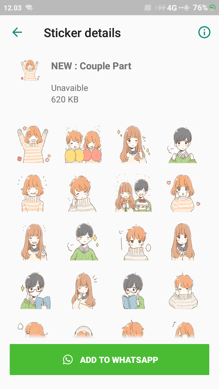 اسکرین شات 7 برنامه Anime Stickers For WASticker