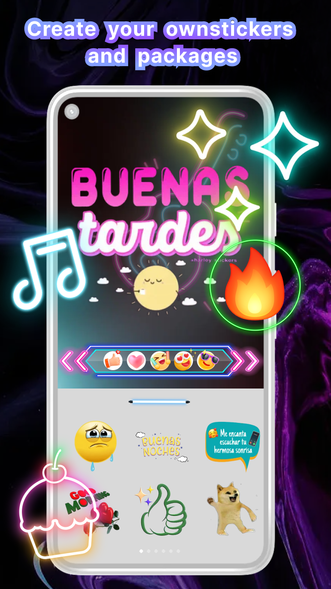 اسکرین شات 1 برنامه StickTok - animation sticker