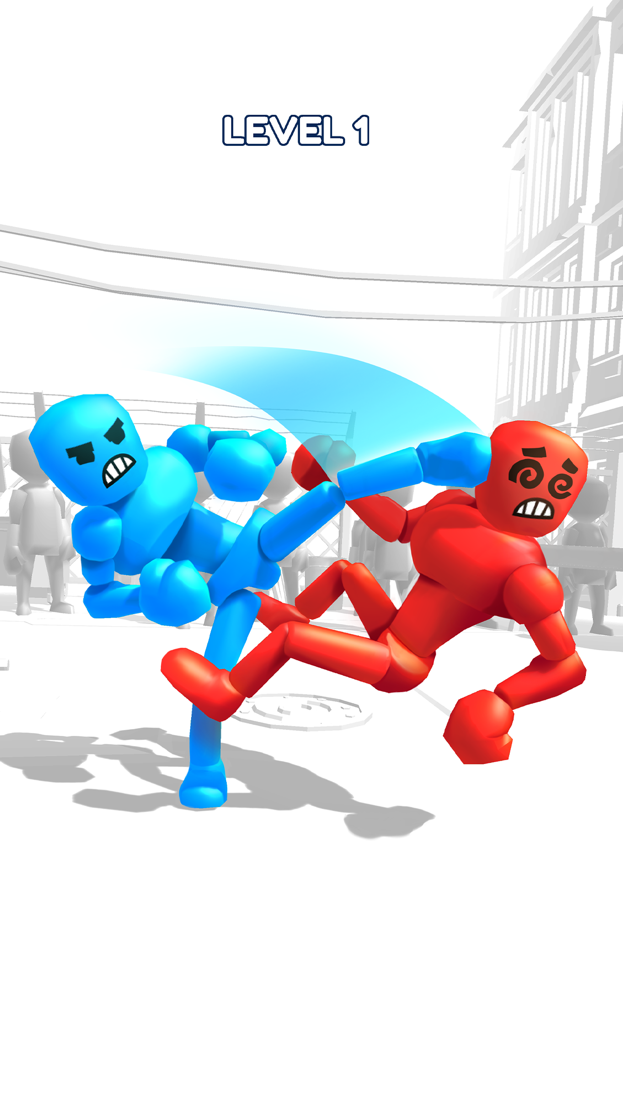 اسکرین شات 1 بازی Stickman Ragdoll Fighter: Bash
