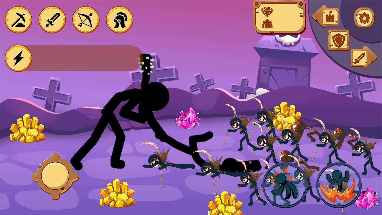 اسکرین شات 2 بازی War Stickman - Stick Battle Games