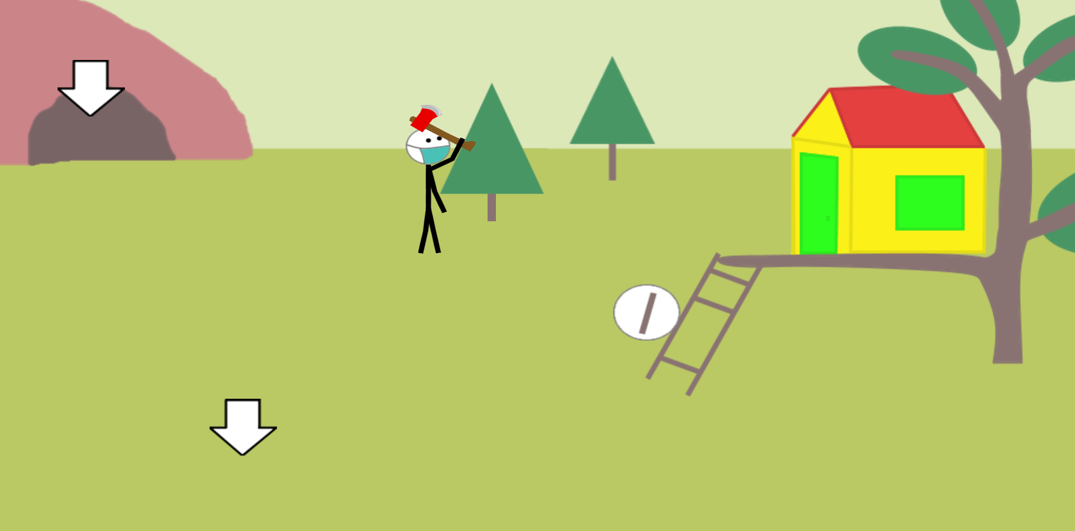 اسکرین شات 2 بازی Stickman Escape Hospital Virus