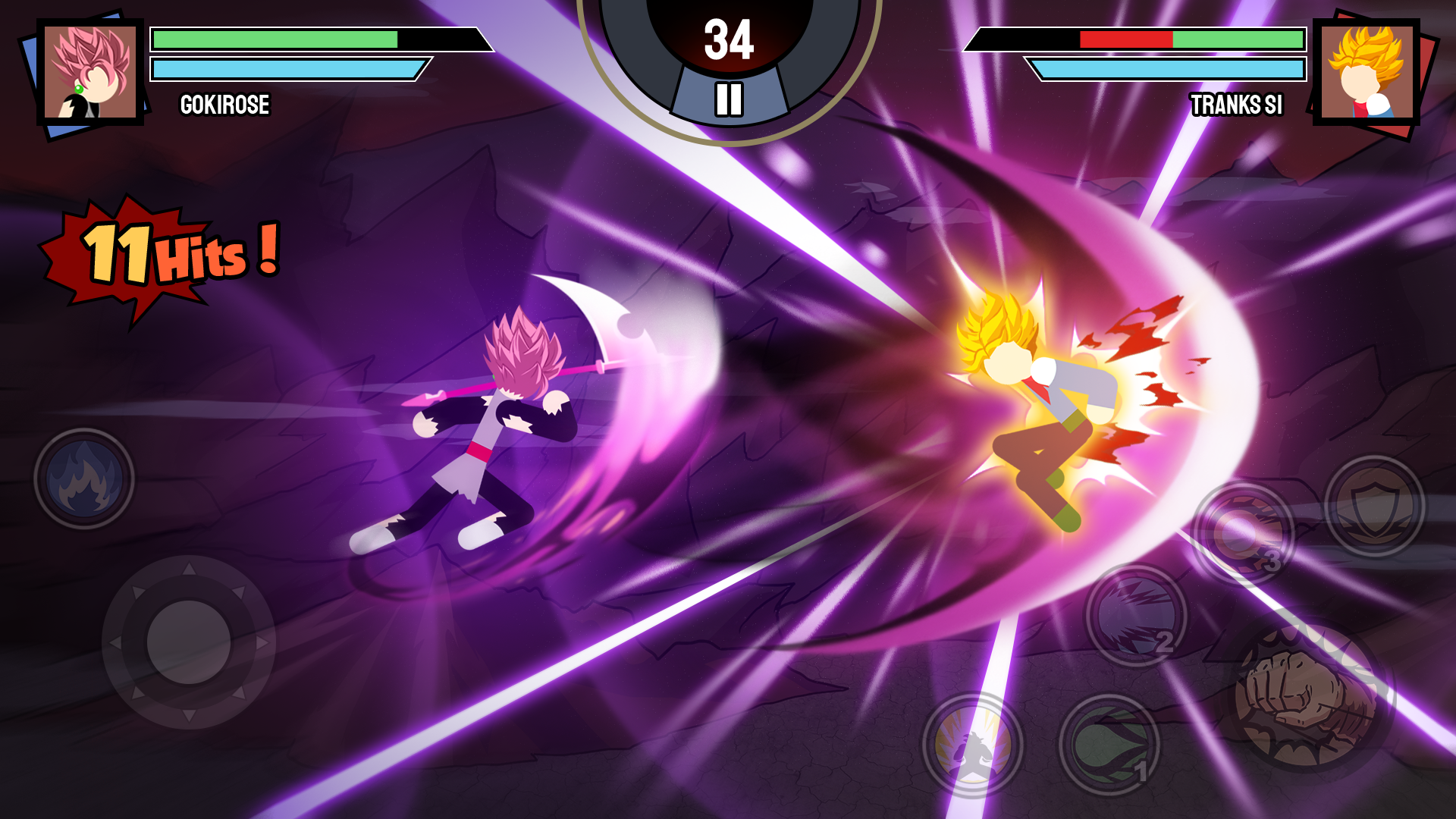 اسکرین شات 1 بازی Stickman Warriors