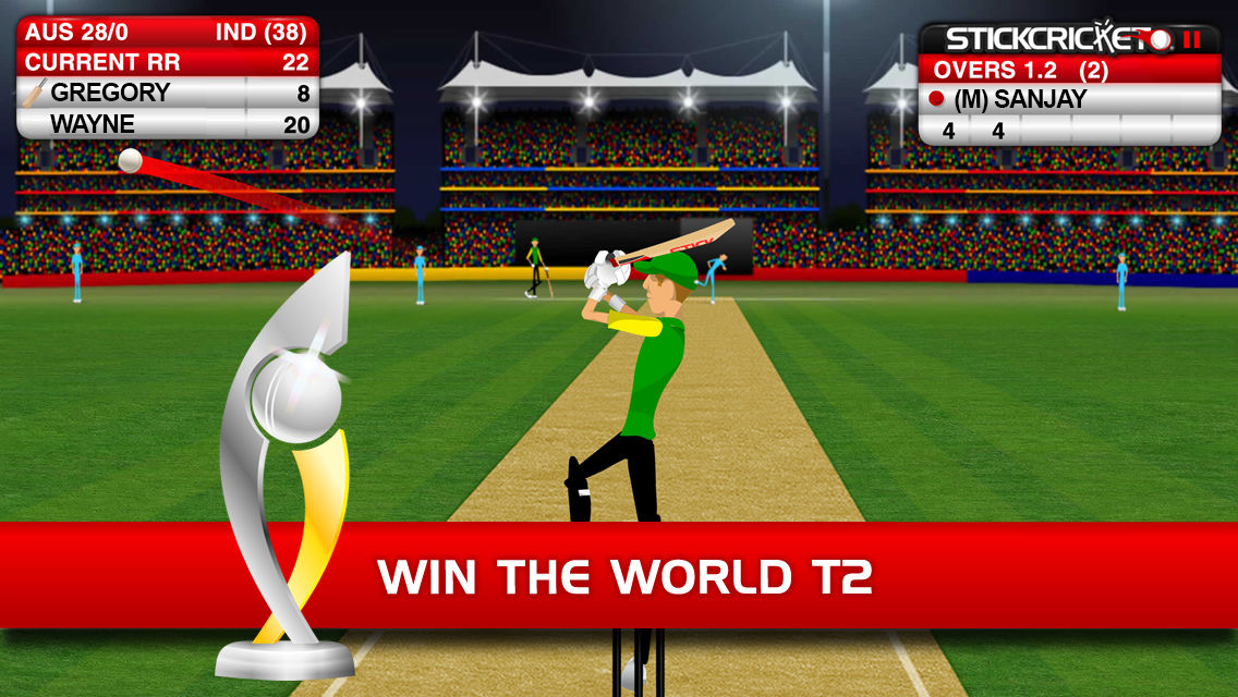 اسکرین شات 2 بازی Stick Cricket Classic