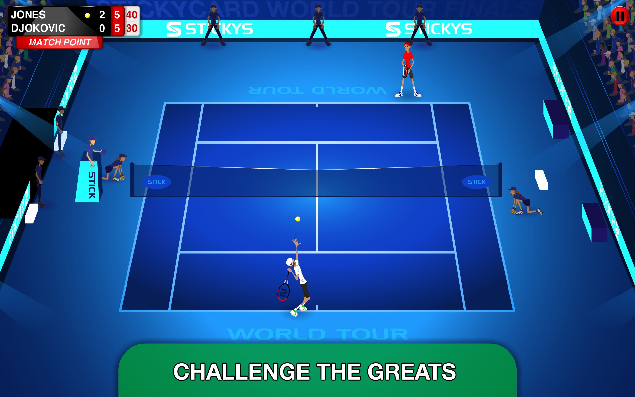 اسکرین شات 2 بازی Stick Tennis Tour