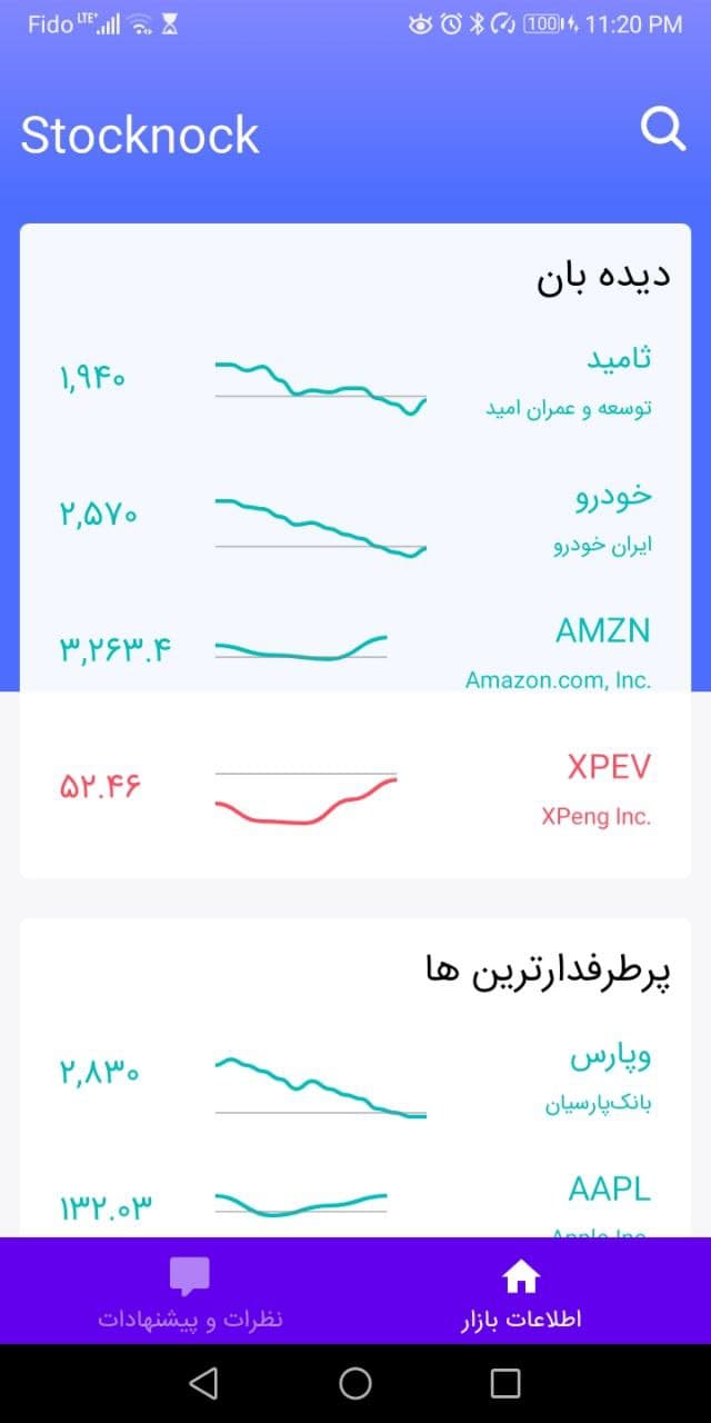 اسکرین شات 2 برنامه استاکناک