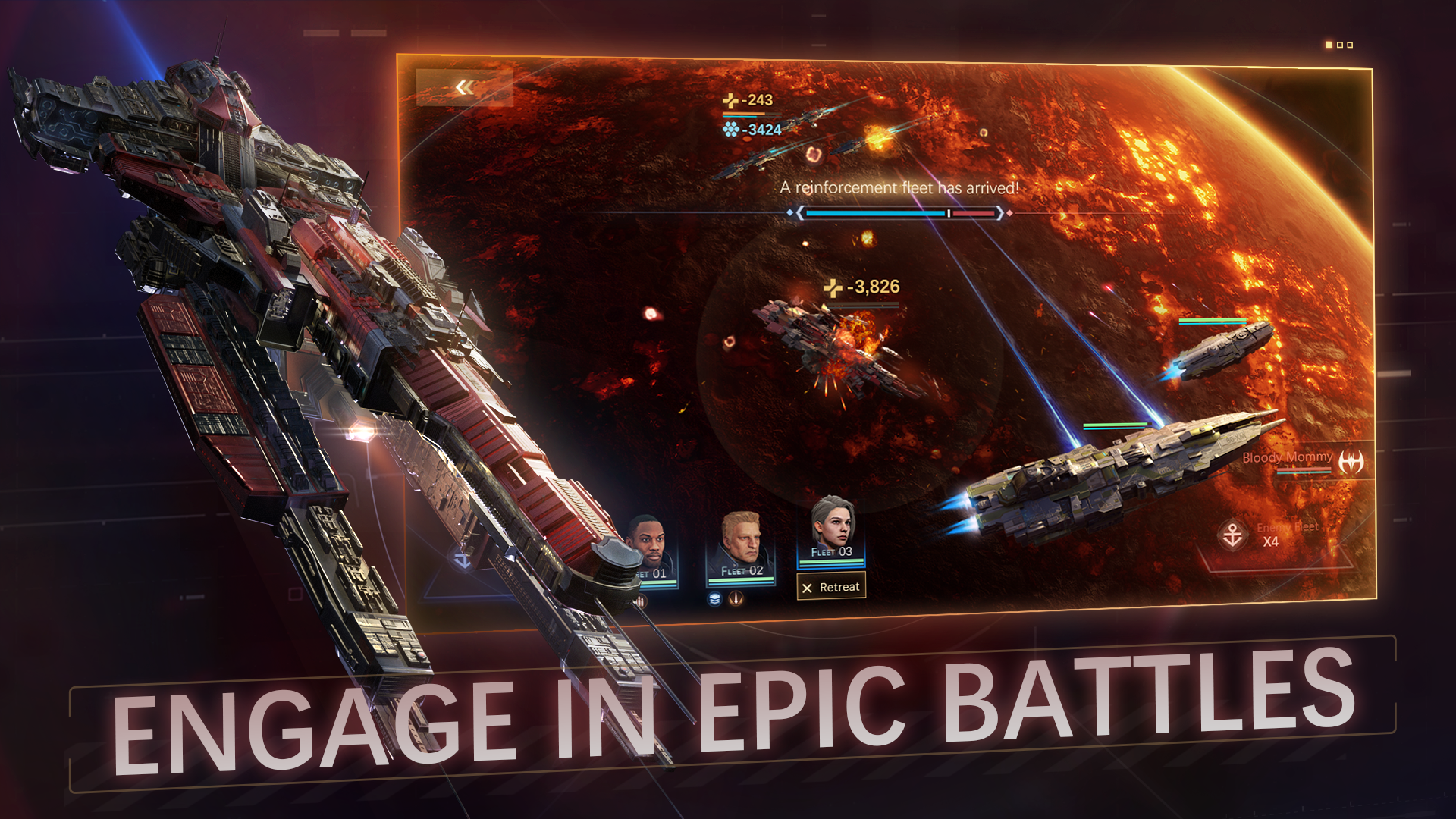 اسکرین شات 3 بازی Nova: Space Armada