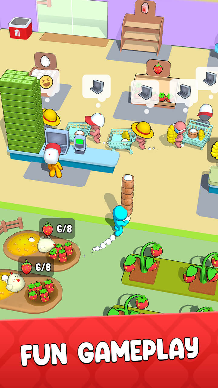 اسکرین شات 5 بازی My Mini Store: Mart Tycoon
