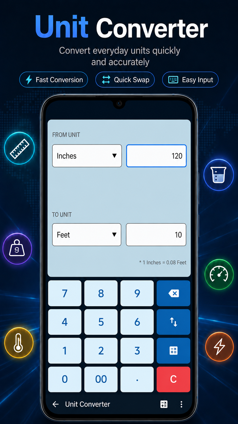 اسکرین شات 4 برنامه Calculator: All-in-One Tools