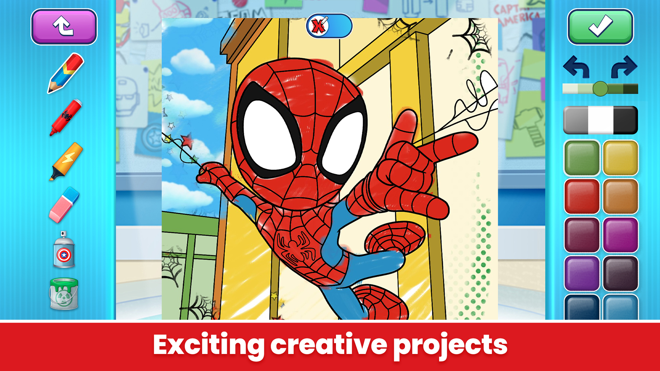 اسکرین شات 6 برنامه Marvel HQ: Kids Super Hero Fun