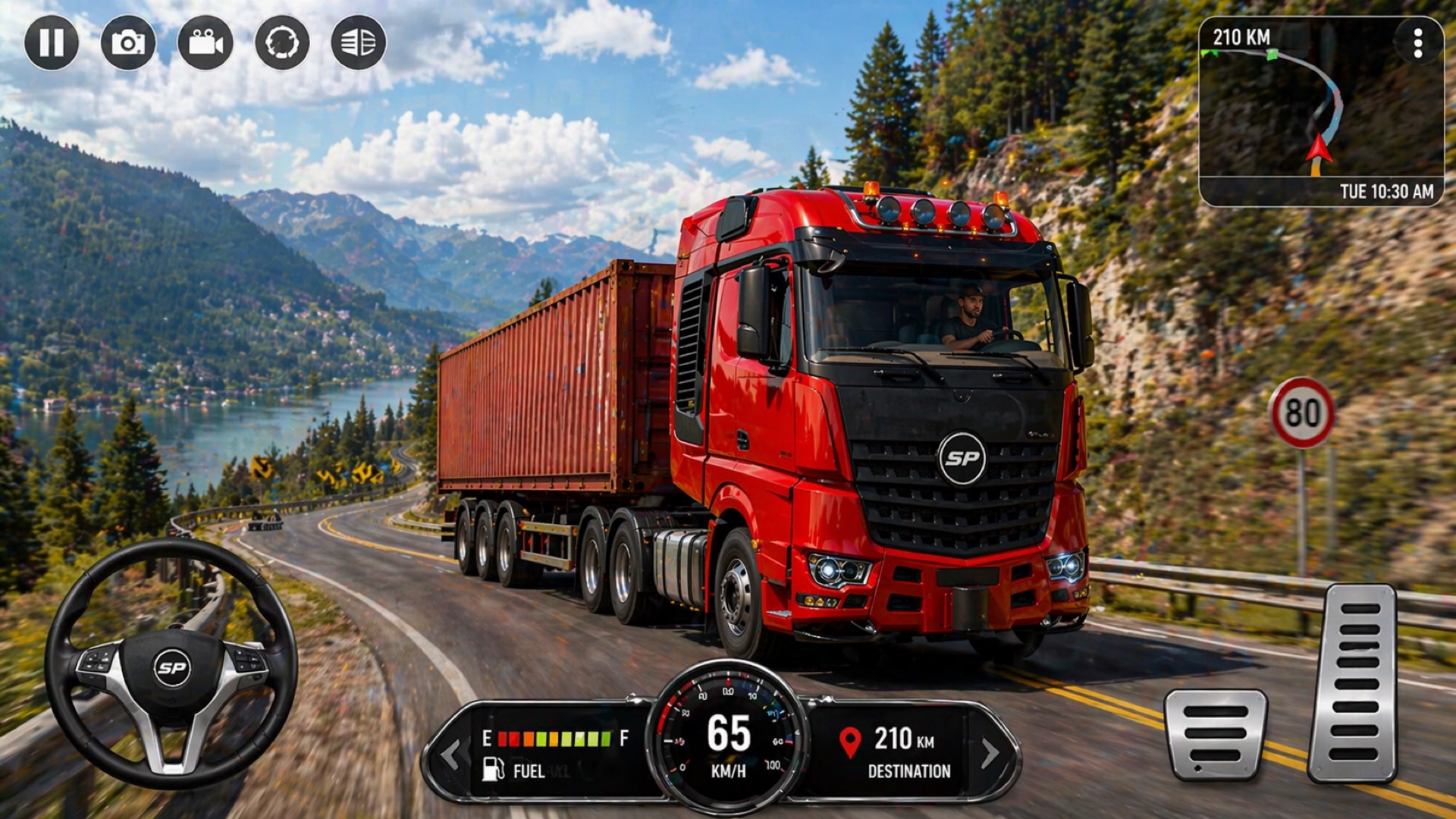 اسکرین شات 6 بازی Truck Simulator 3D: Cargo