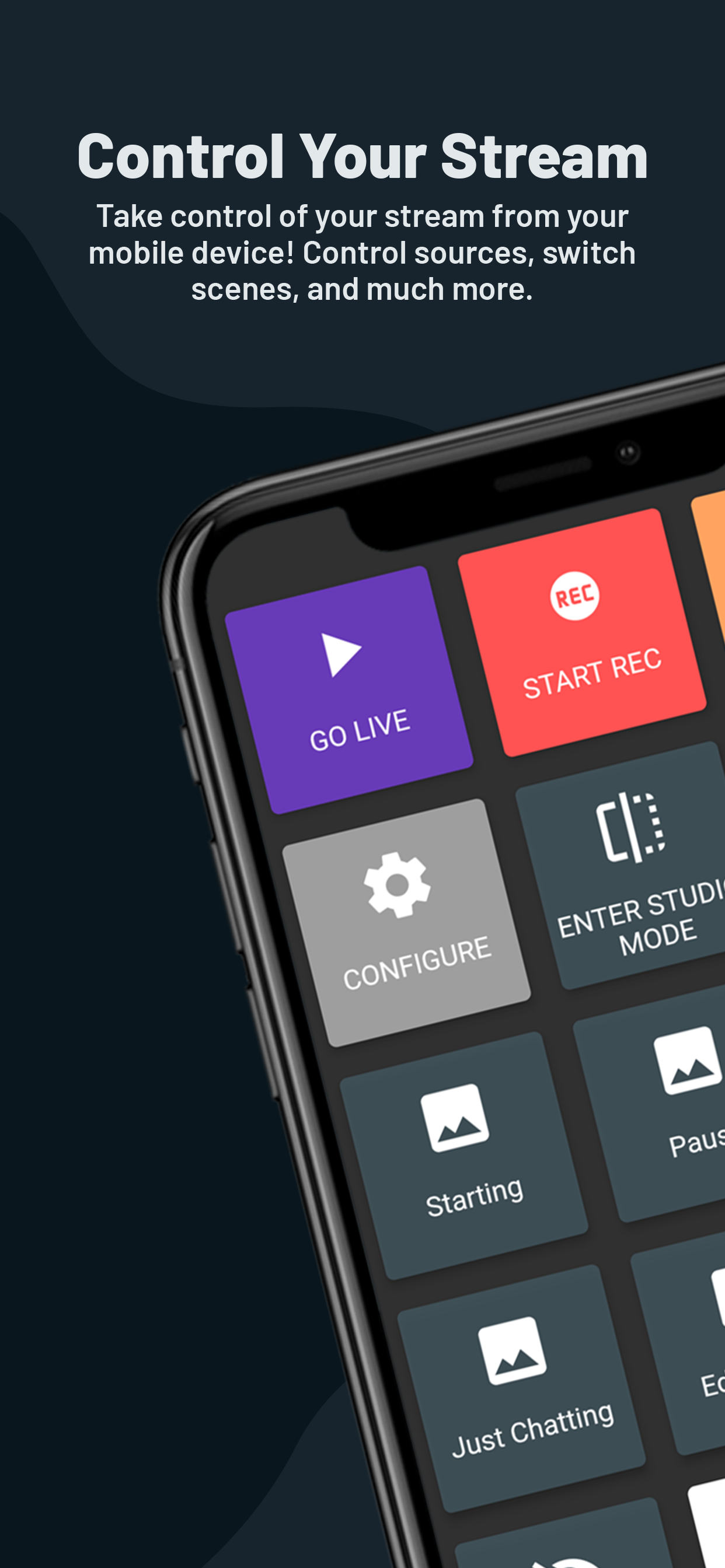 اسکرین شات 1 برنامه Streamlabs Controller
