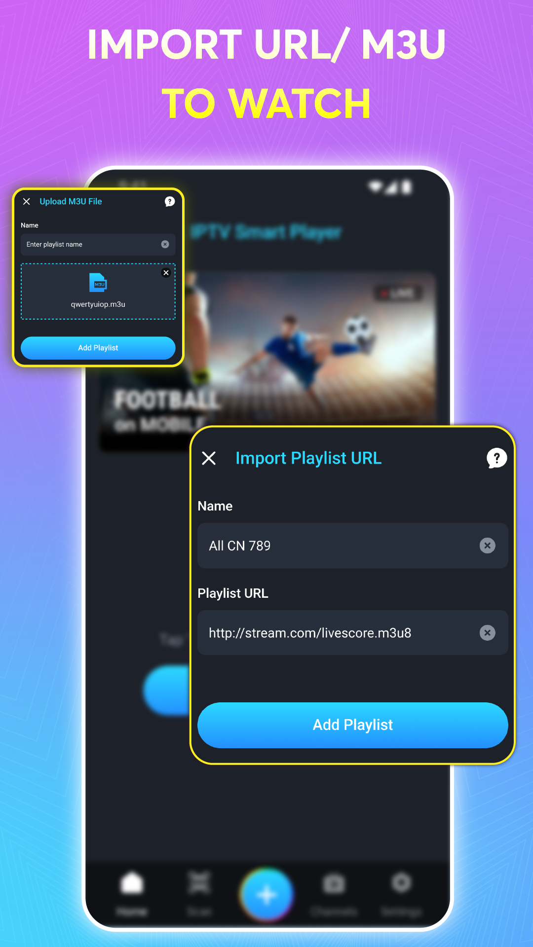 اسکرین شات 3 برنامه StreamUp: IPTV Smart Player