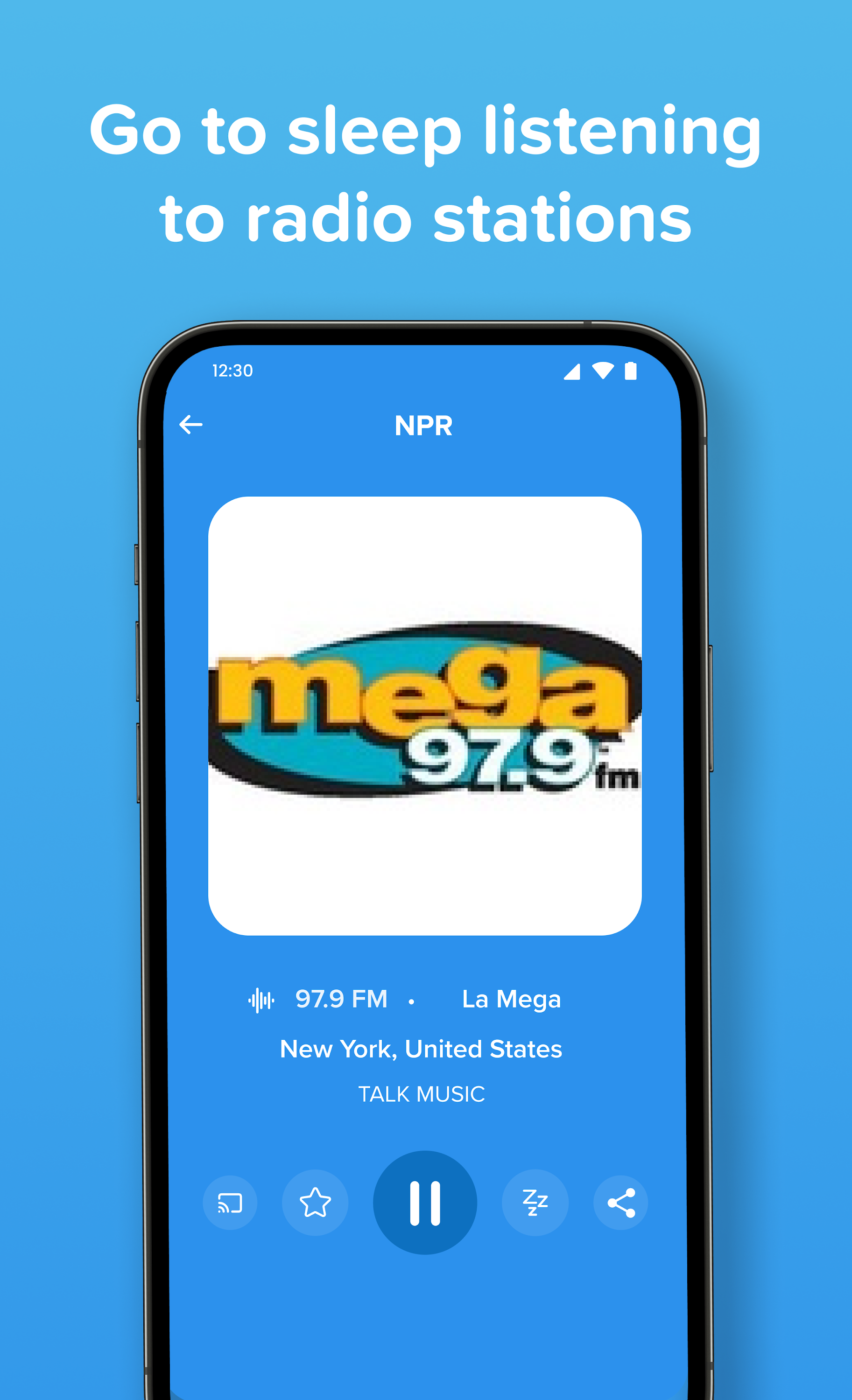اسکرین شات 5 برنامه Simple Radio: Live FM AM Radio