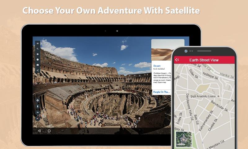 اسکرین شات 4 برنامه Live Earth Map 2020 : Street V