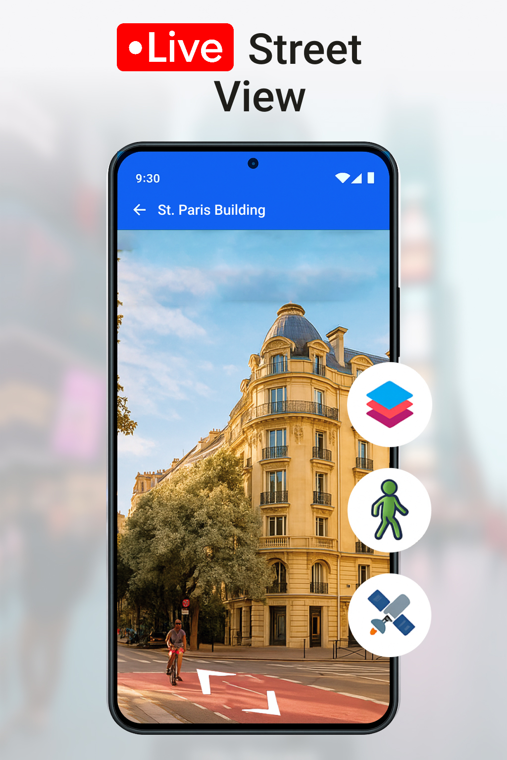 اسکرین شات 3 برنامه GPS Earth Maps, Live satellite