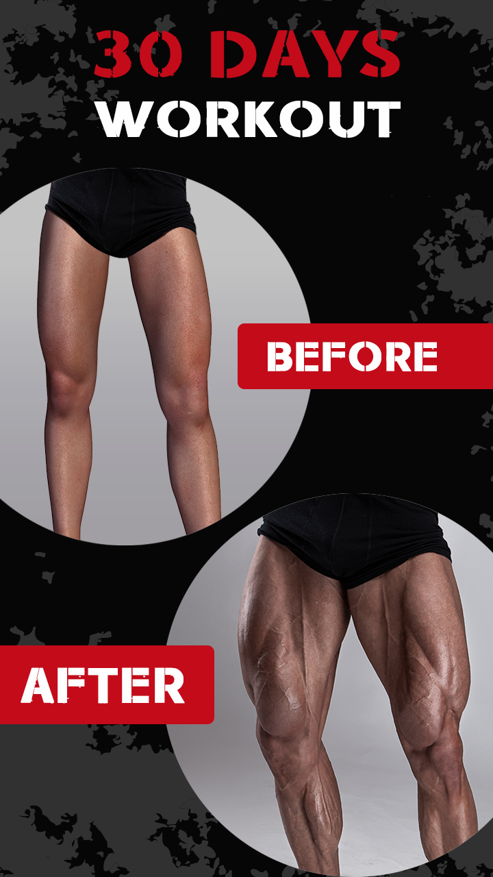 اسکرین شات 4 برنامه Gym Workout Legs Training App