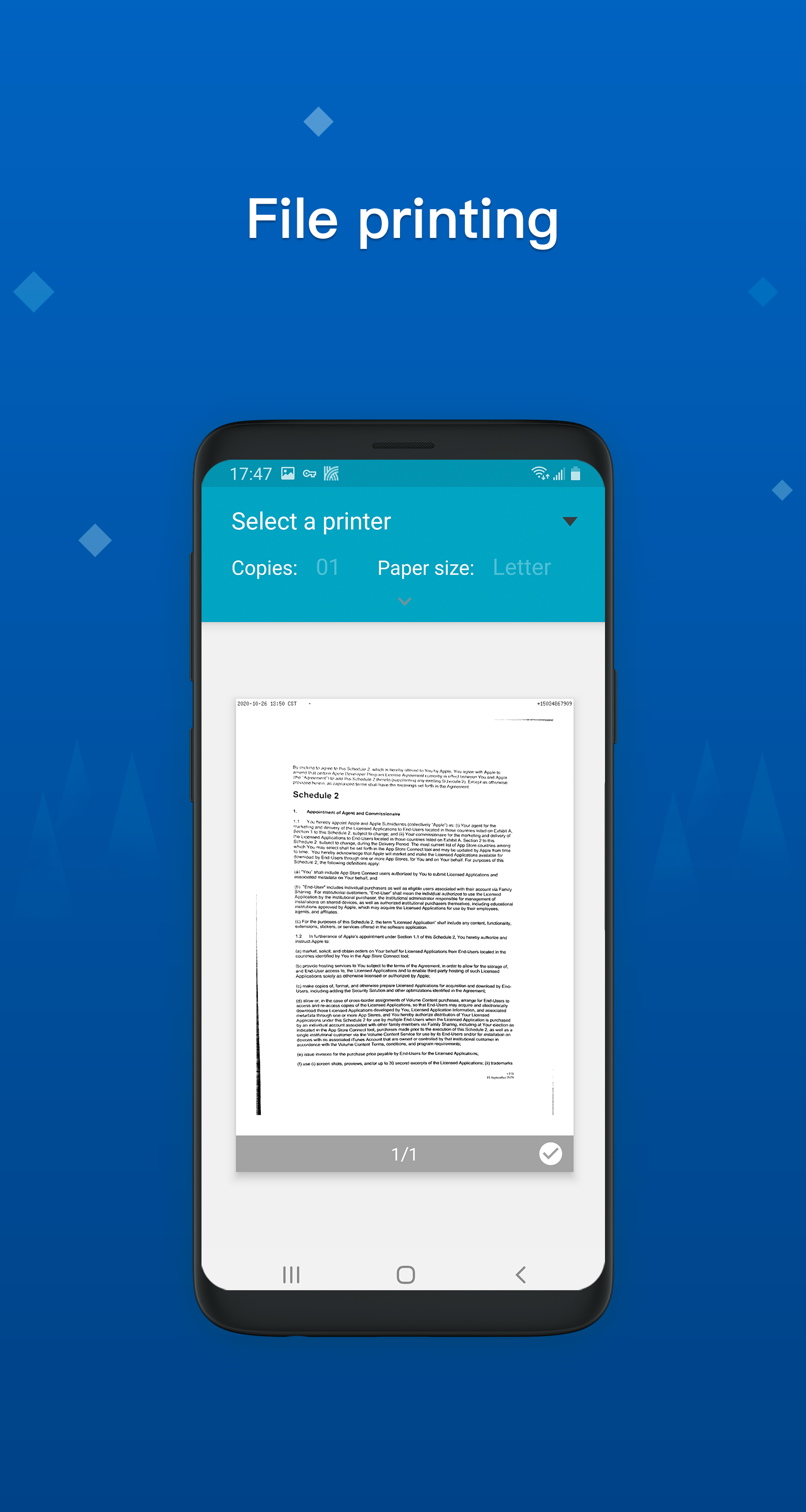 اسکرین شات 8 برنامه Easy Fax - send fax from phone