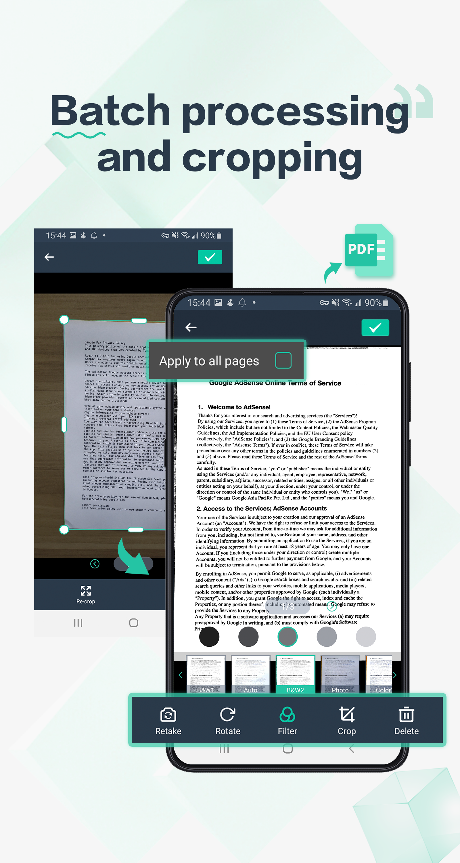 اسکرین شات 1 برنامه Doc Scanner - PDF Scanner App