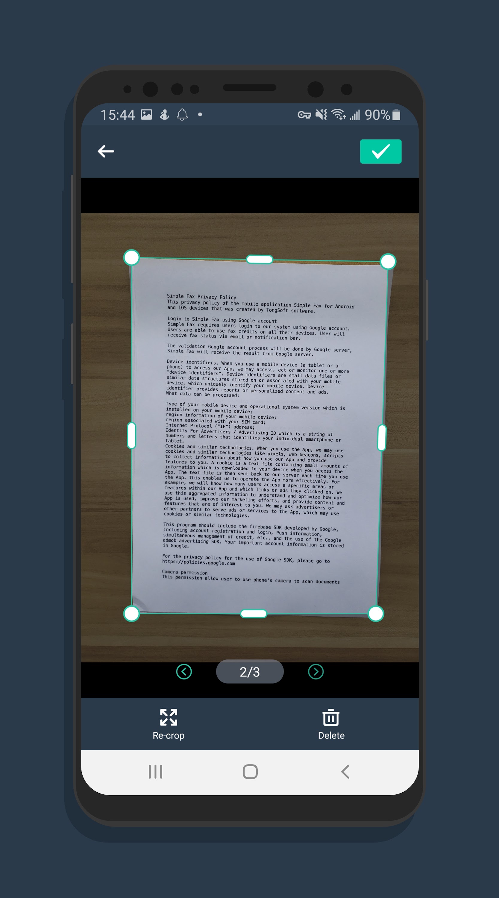 اسکرین شات 8 برنامه Doc Scanner - PDF Scanner App