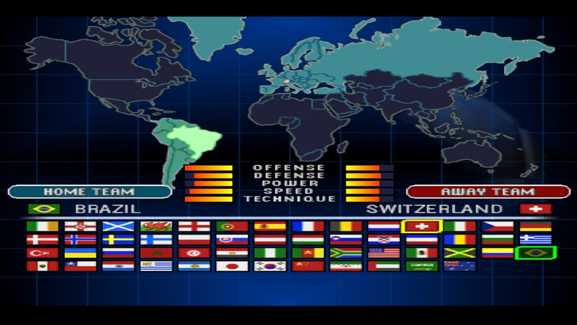 اسکرین شات 8 بازی فوتبال 2002 پلی استیشن 1