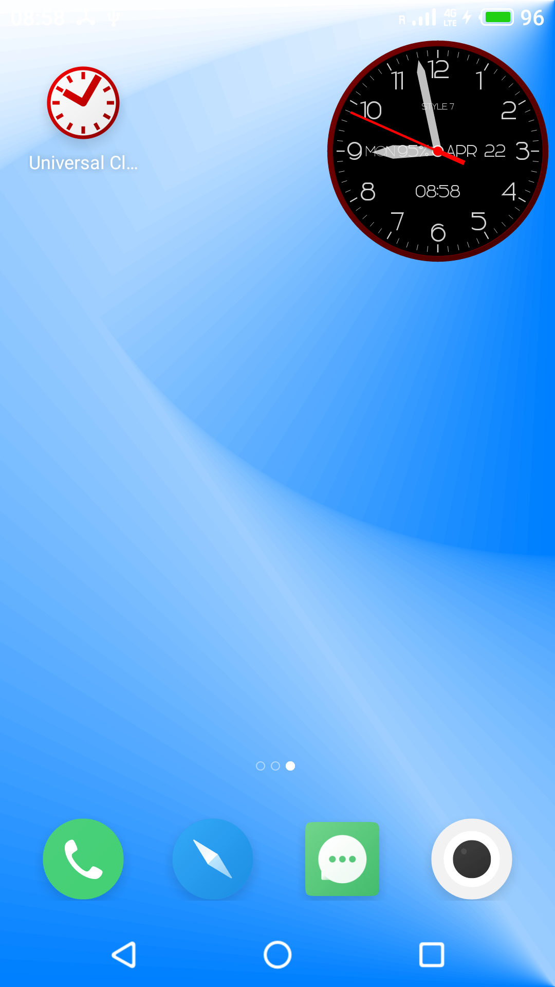 اسکرین شات 4 برنامه Modern Analog Clock-7