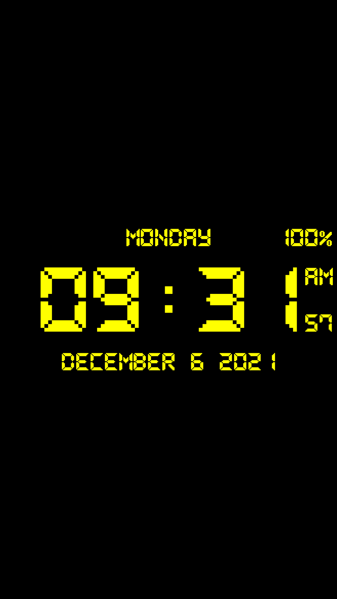 اسکرین شات 6 برنامه Digital Clock Live Wallpaper-7