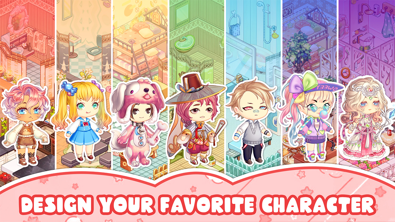 اسکرین شات 1 بازی Kawaii Home Design