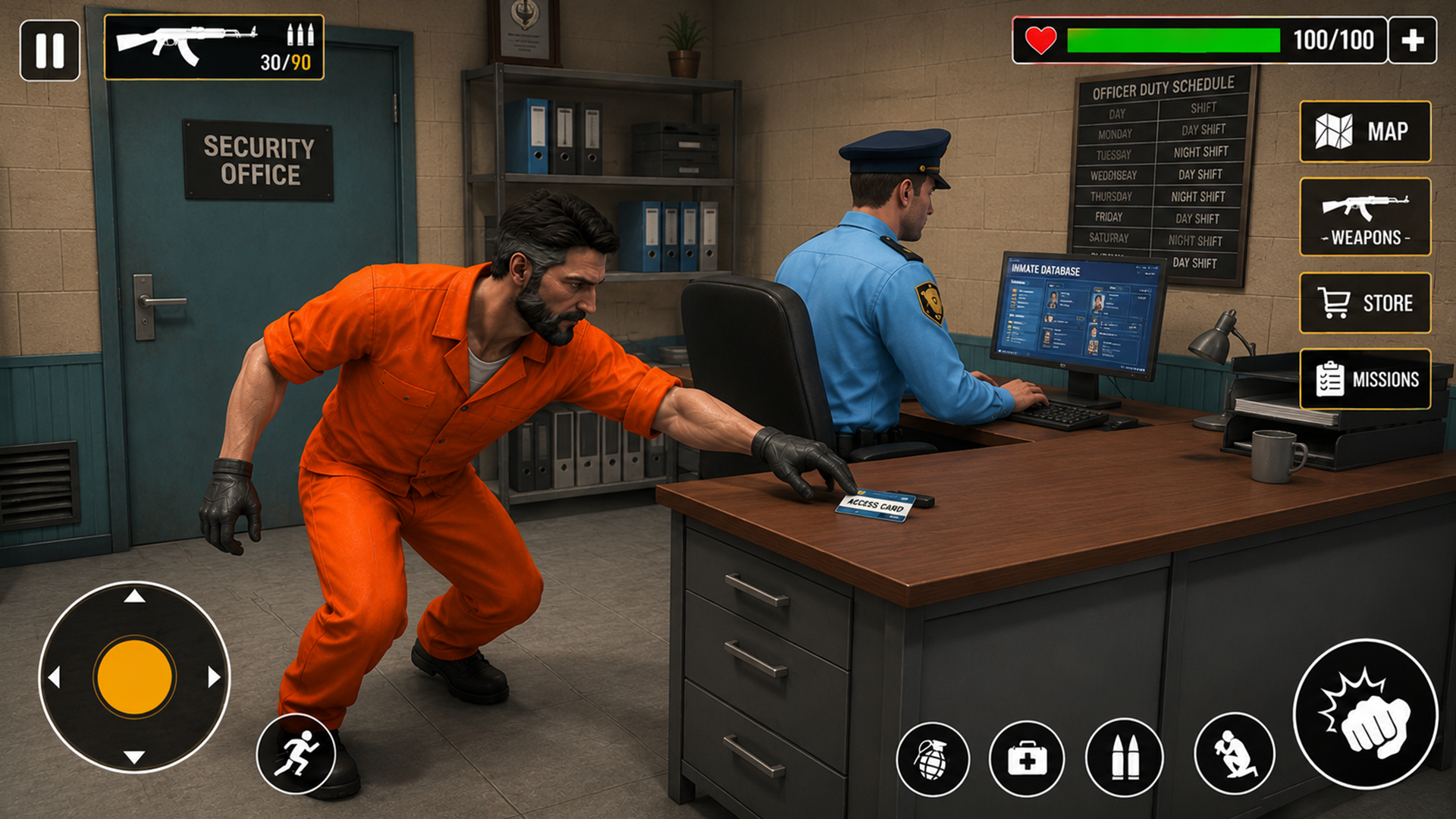 اسکرین شات 6 بازی Prison Escape: Spy Agent