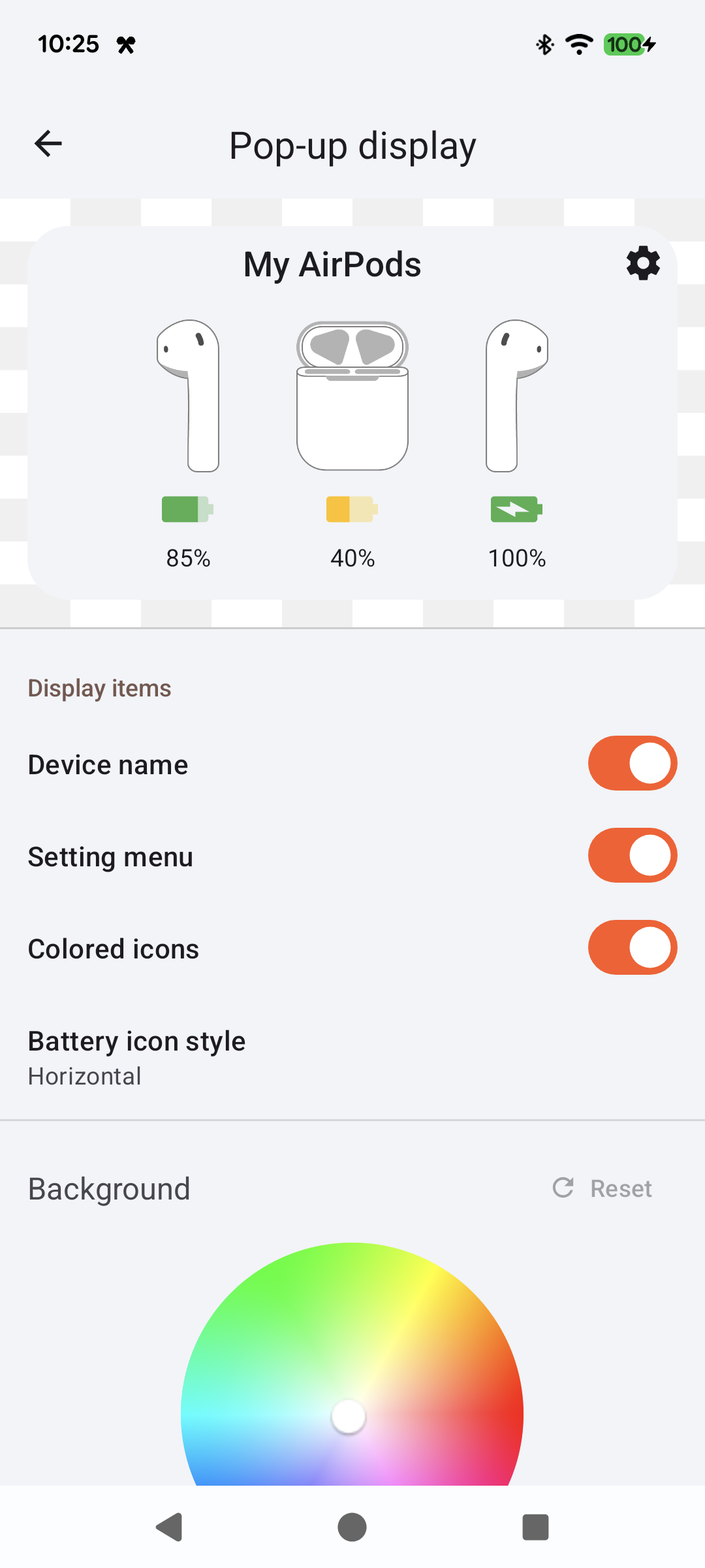 اسکرین شات 5 برنامه AirPods on Android