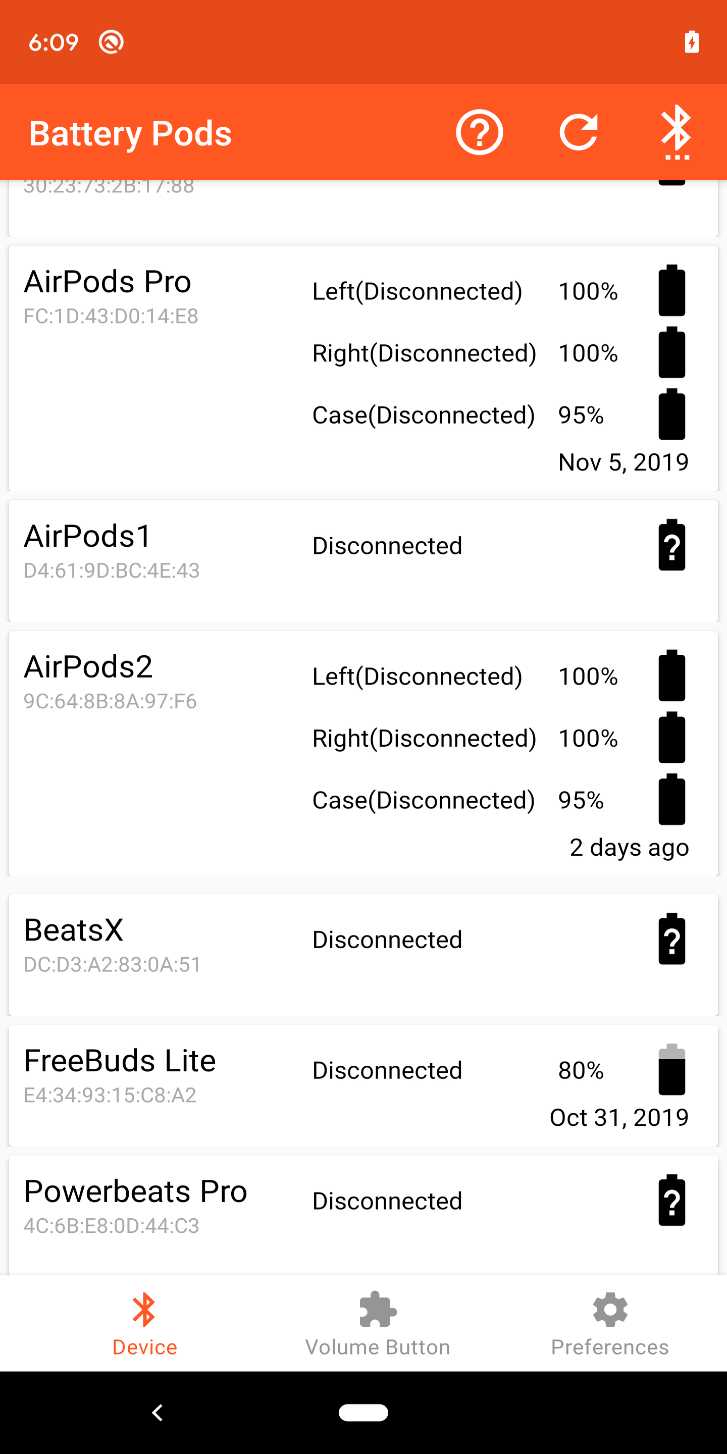 اسکرین شات 3 برنامه AirPods on Android